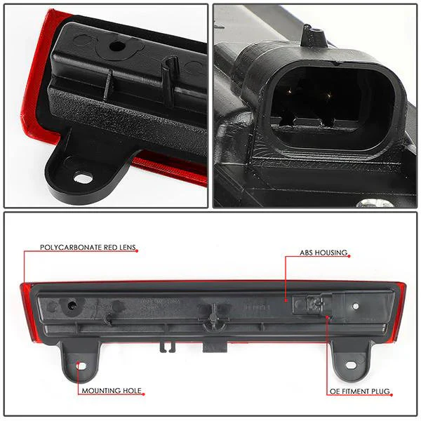 DNA LED 3rd Brake Light Chevy Suburban / Tahoe / GMC Yukon (2000-2006) Clear / Smoked / Red Lens - Image 20