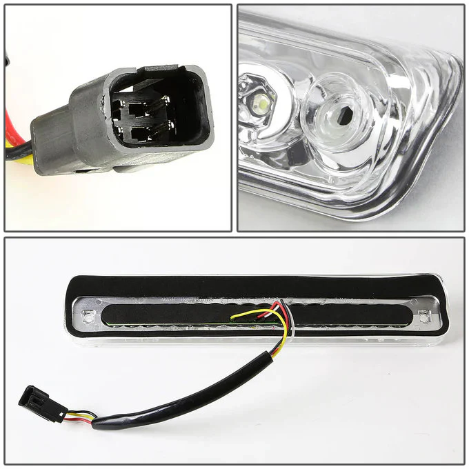 DNA LED 3rd Brake Light Chevy Tahoe (1995-1998) GMC Yukon (1992-1998) Clear or Smoked Lens - Image 17