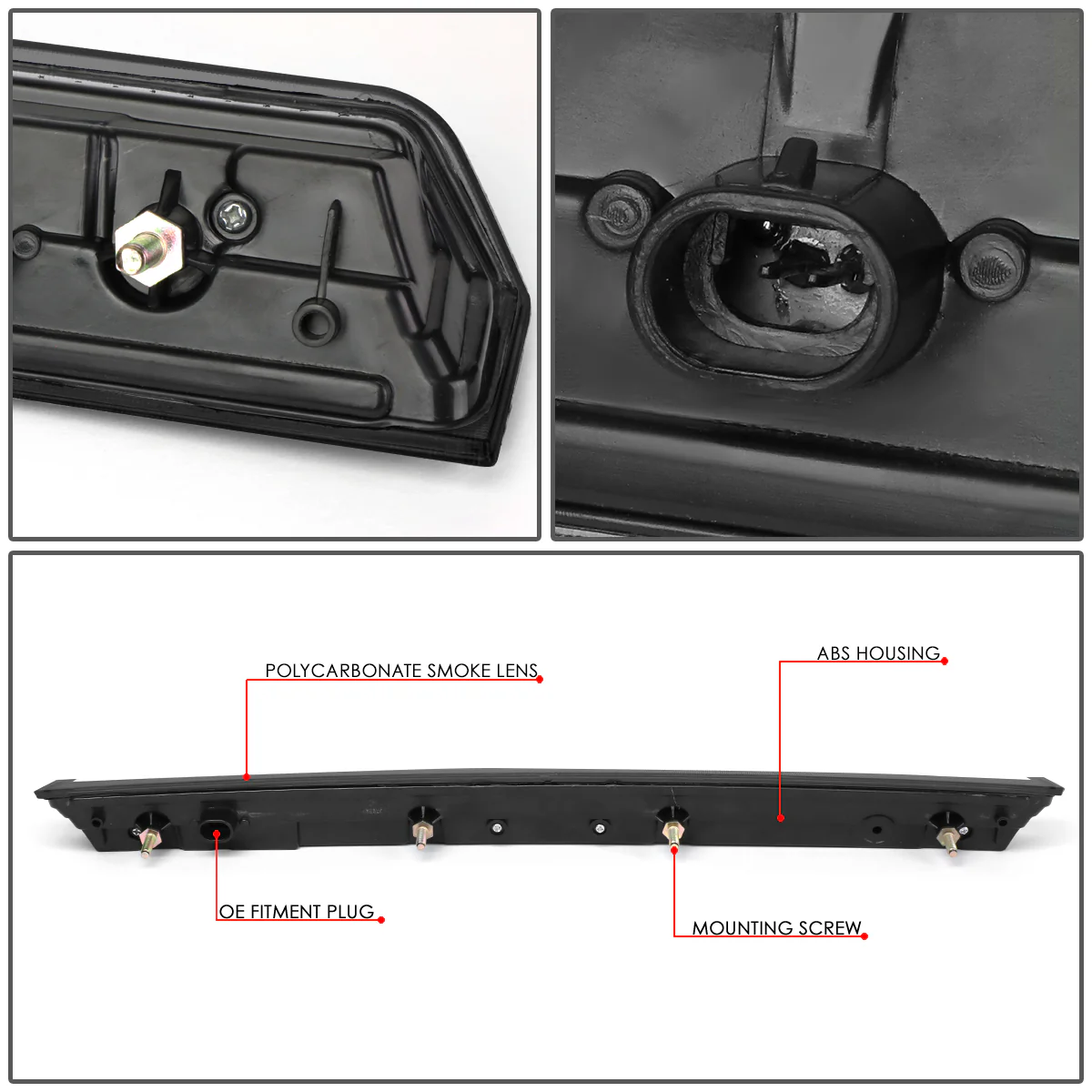 DNA LED 3rd Brake Light Chevy Tahoe / Suburban (2015-2020) Clear / Smoked / Red Lens - Image 28