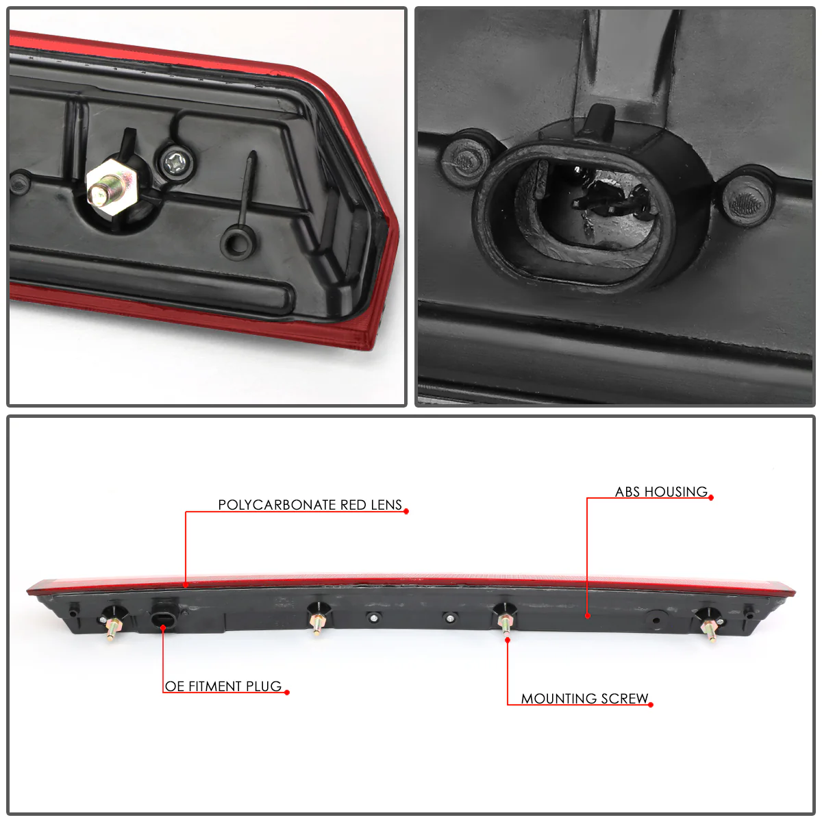 DNA LED 3rd Brake Light Chevy Tahoe / Suburban (2015-2020) Clear / Smoked / Red Lens - Image 36