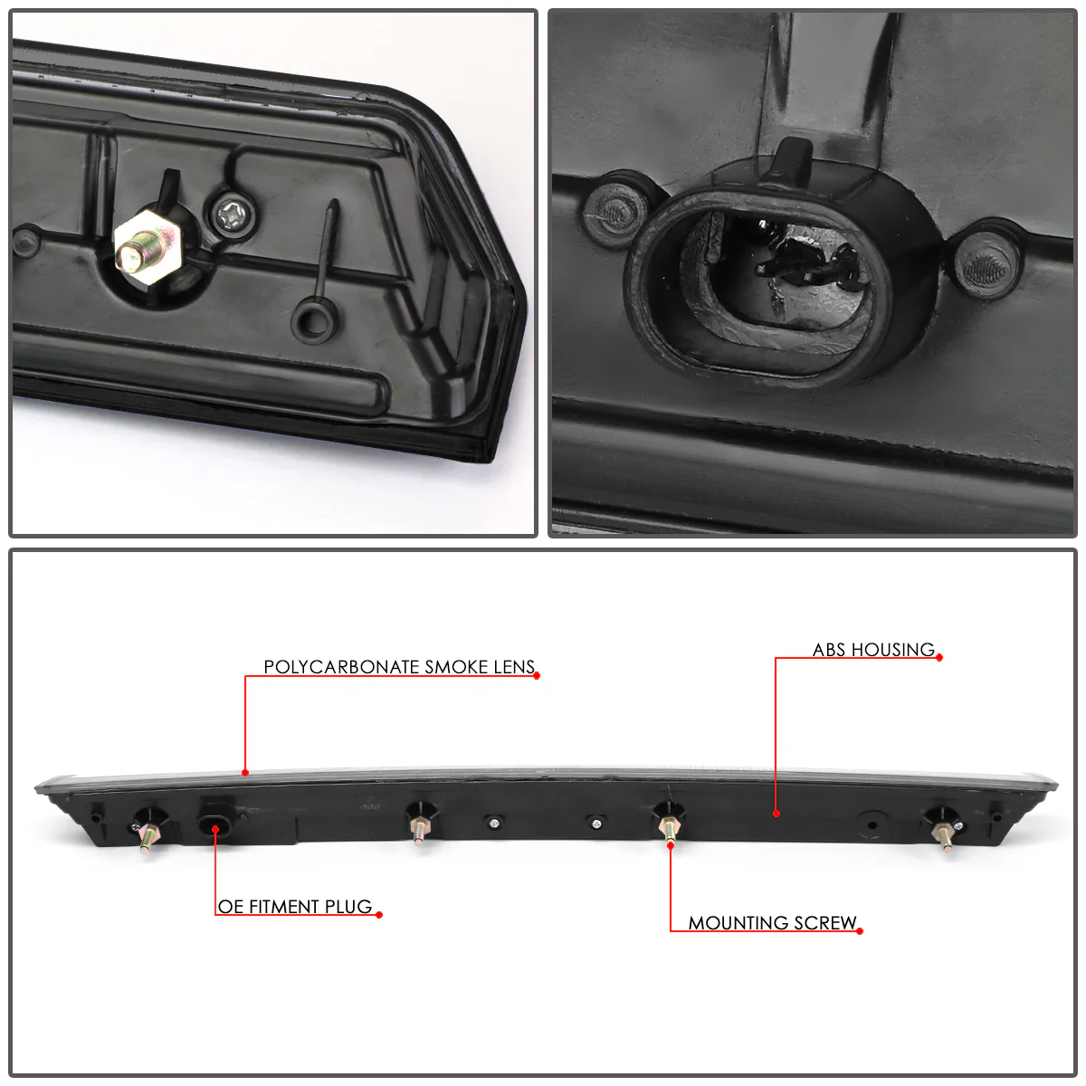 DNA LED 3rd Brake Light Chevy Tahoe / Suburban (2015-2020) Clear / Smoked / Red Lens - Image 40