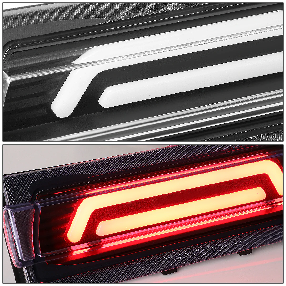 DNA LED 3rd Brake Light Corvette C4 (1991-1994) Clear / Smoked / Red Lens - Image 4