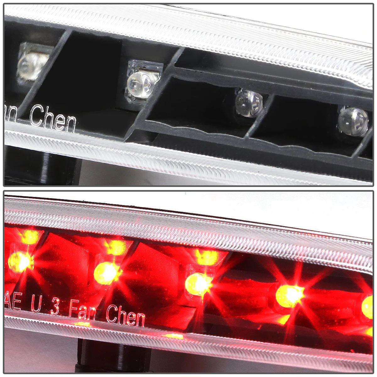DNA LED 3rd Brake Light Corvette C5 (1997-2004) Clear / Smoked / Red Lens - Image 4