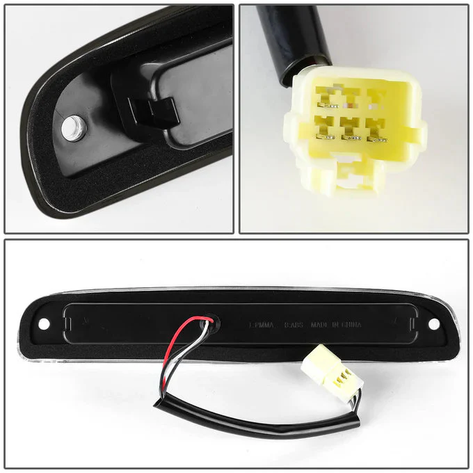 DNA LED 3rd Brake Light Dodge Dakota (1997-2010) Black or Chrome Housing with Clear / Smoked / Red Lens - Image 10