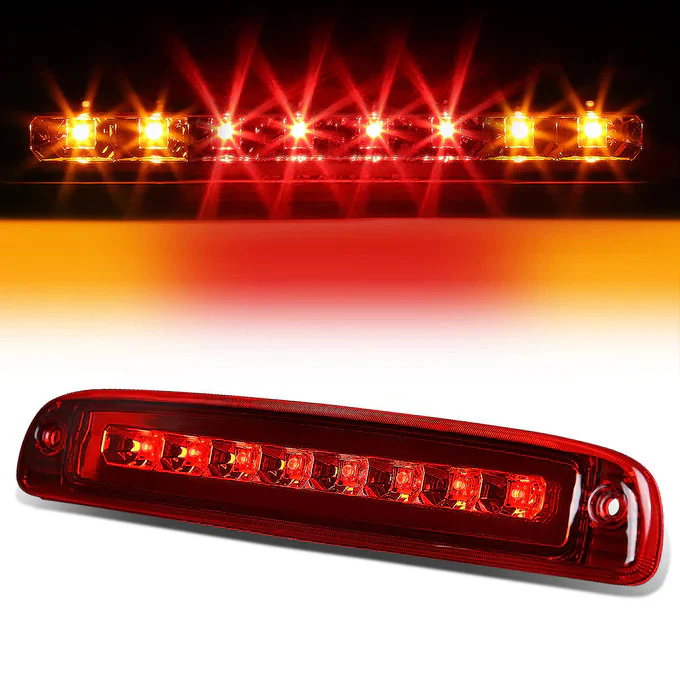 DNA LED 3rd Brake Light Dodge Dakota (1997-2010) Black or Chrome Housing with Clear / Smoked / Red Lens - Image 13