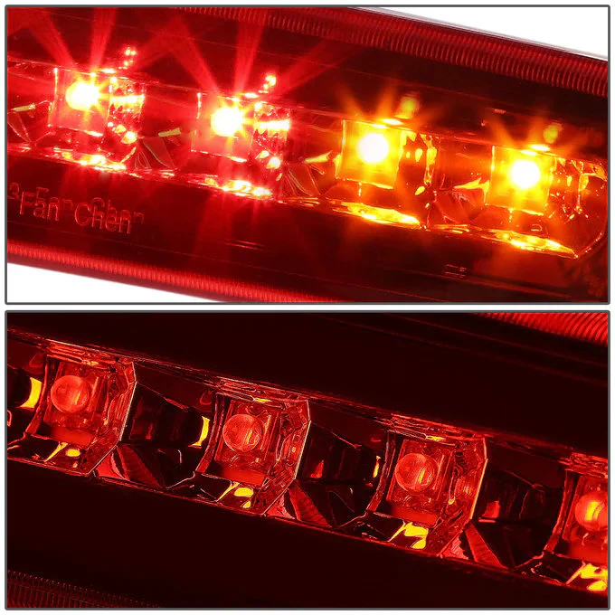 DNA LED 3rd Brake Light Dodge Dakota (1997-2010) Black or Chrome Housing with Clear / Smoked / Red Lens - Image 16