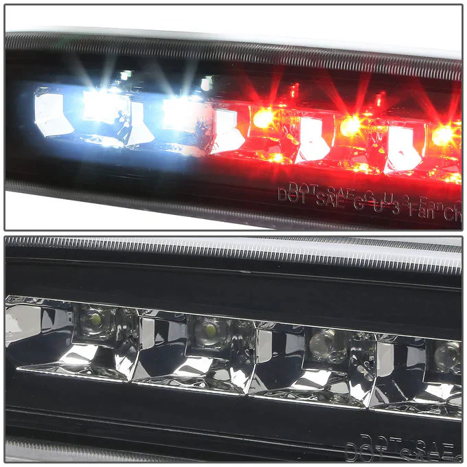 DNA LED 3rd Brake Light Dodge Dakota (1997-2010) Black or Chrome Housing with Clear / Smoked / Red Lens - Image 19