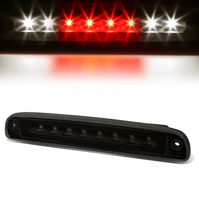 DNA LED 3rd Brake Light Dodge Dakota (1997-2010) Black or Chrome Housing with Clear / Smoked / Red Lens - Image 3
