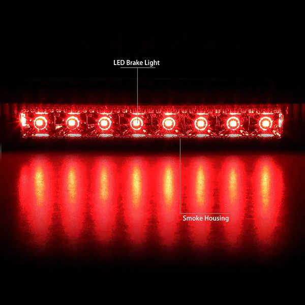 DNA LED 3rd Brake Light Dodge Journey (2010-2016) Black or Chrome Housing with Clear / Smoked / Red Lens - Image 18