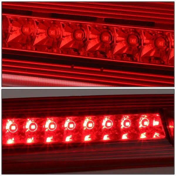 DNA LED 3rd Brake Light Dodge Nitro (2007-2012) Black or Chrome Housing with Clear / Smoked / Red Lens - Image 16