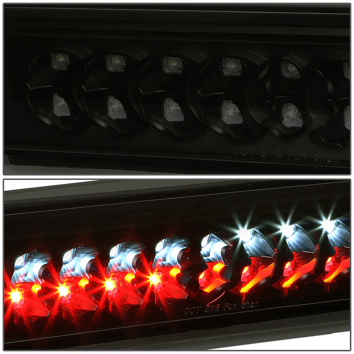 DNA LED 3rd Brake Light Dodge Ram 1500 (02-08) 2500 / 3500 (03-09) Clear / Smoked / Red Lens - Image 7