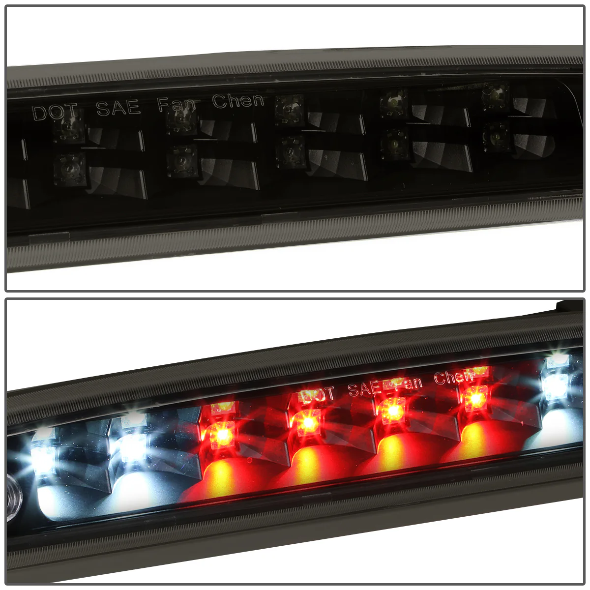DNA LED 3rd Brake Light Dodge Ram 1500 (94-01) 2500 / 3500 (94-02) Clear / Smoked / Red Lens - Image 7