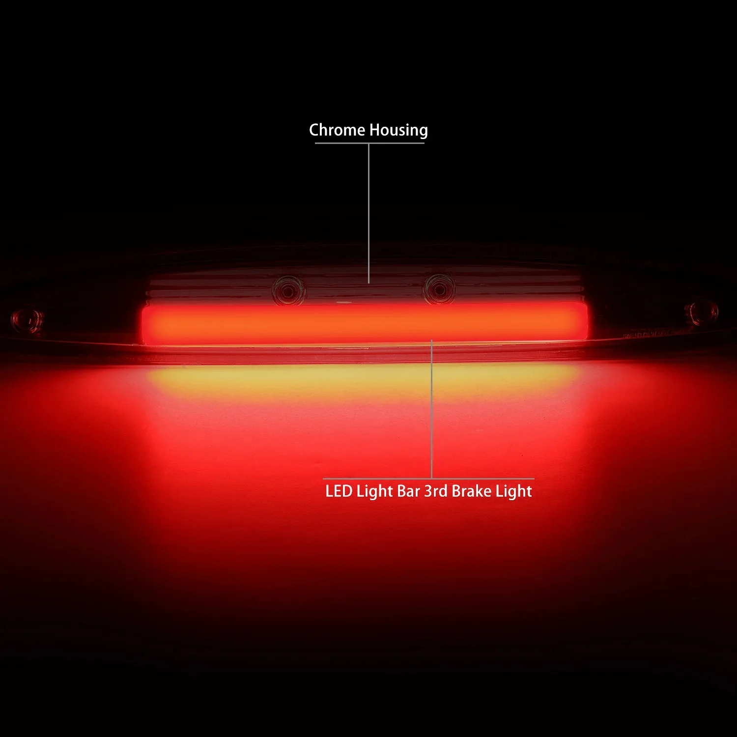 DNA LED 3rd Brake Light Ford Expedition (1997-2002) Clear / Smoked / Red Lens - Image 11