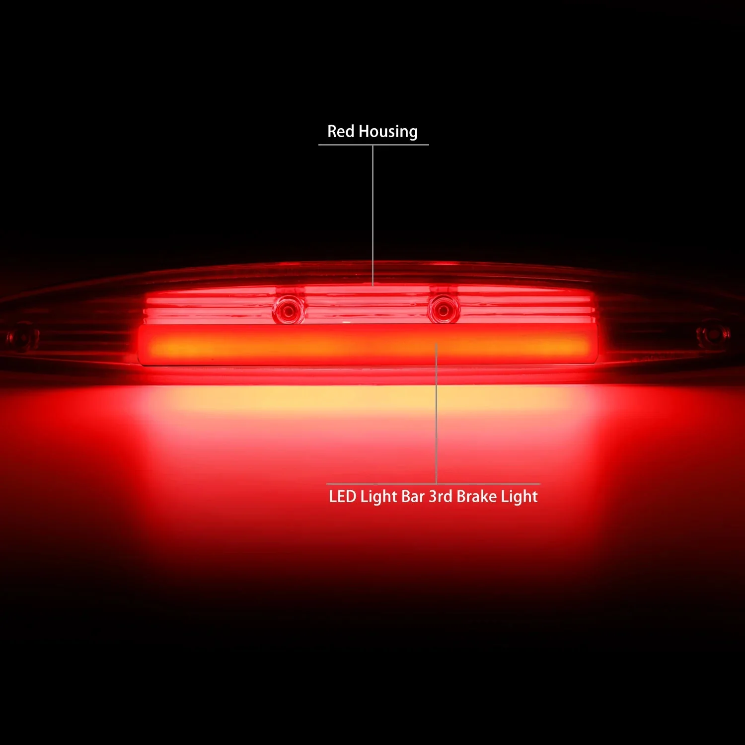 DNA LED 3rd Brake Light Ford Expedition (1997-2002) Clear / Smoked / Red Lens - Image 14