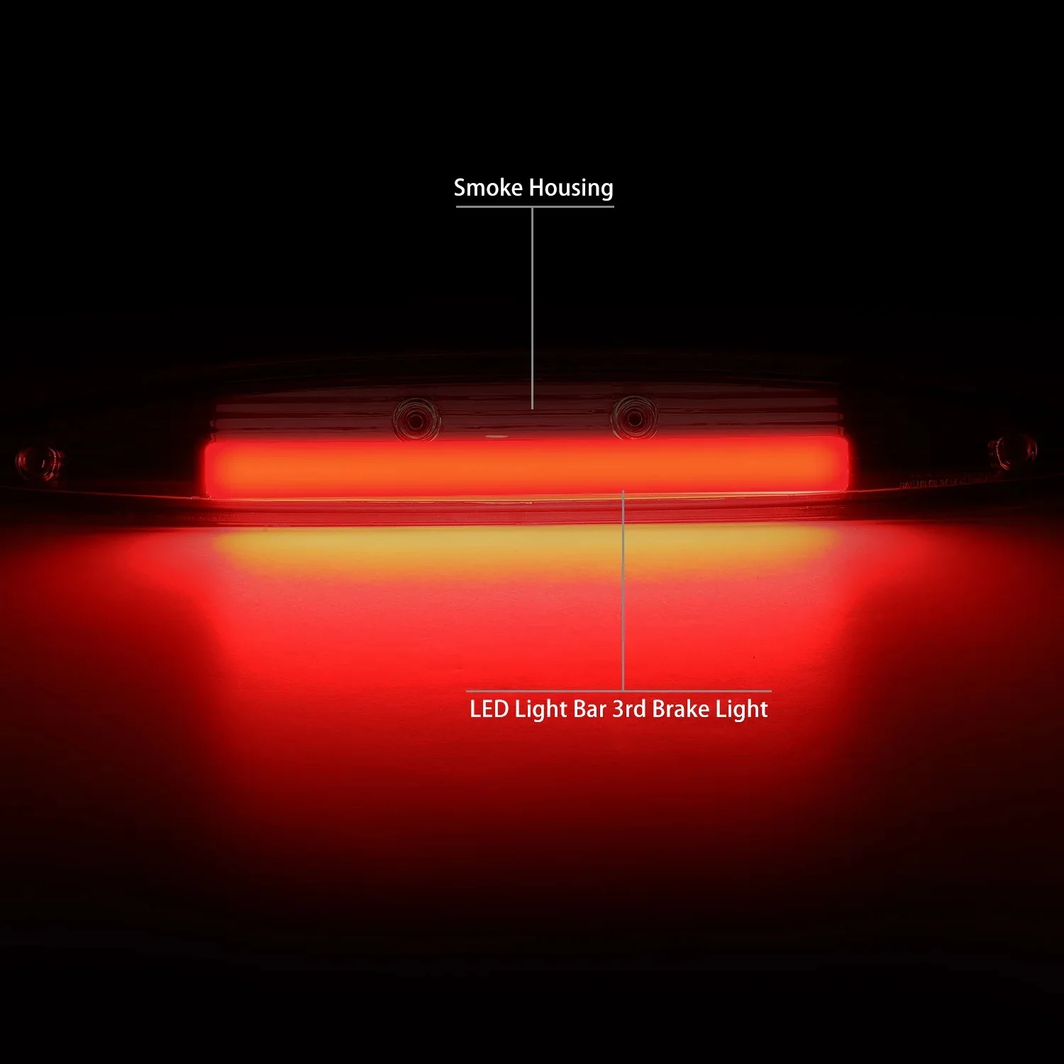 DNA LED 3rd Brake Light Ford Expedition (1997-2002) Clear / Smoked / Red Lens - Image 17