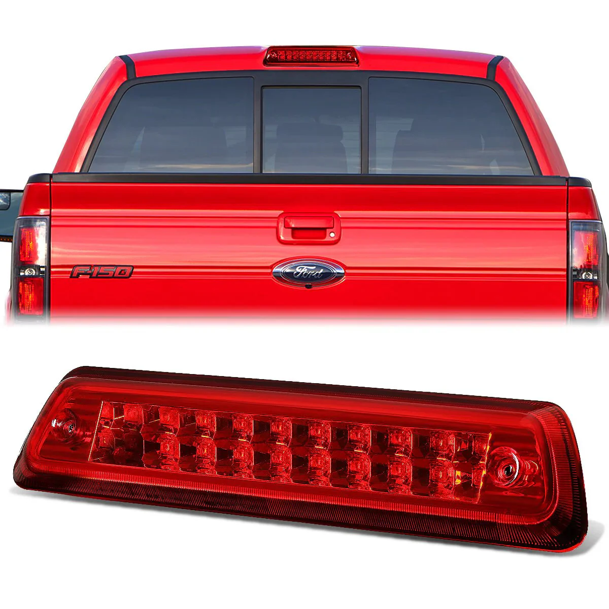 DNA LED 3rd Brake Light Ford F150 (09-14) Lincoln Mark LT (10-14) Clear / Smoked / Red Lens - Image 14