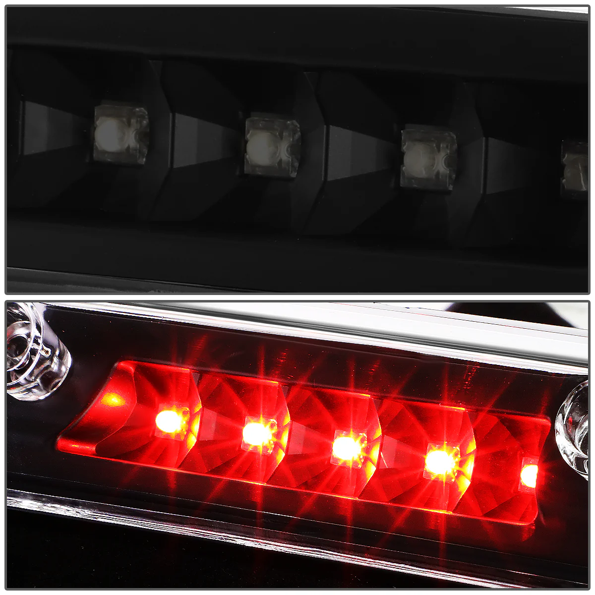 DNA LED 3rd Brake Light Ford F250 F350 F450 F550 Super Duty (17-20) Clear / Smoked / Red Lens - Image 3