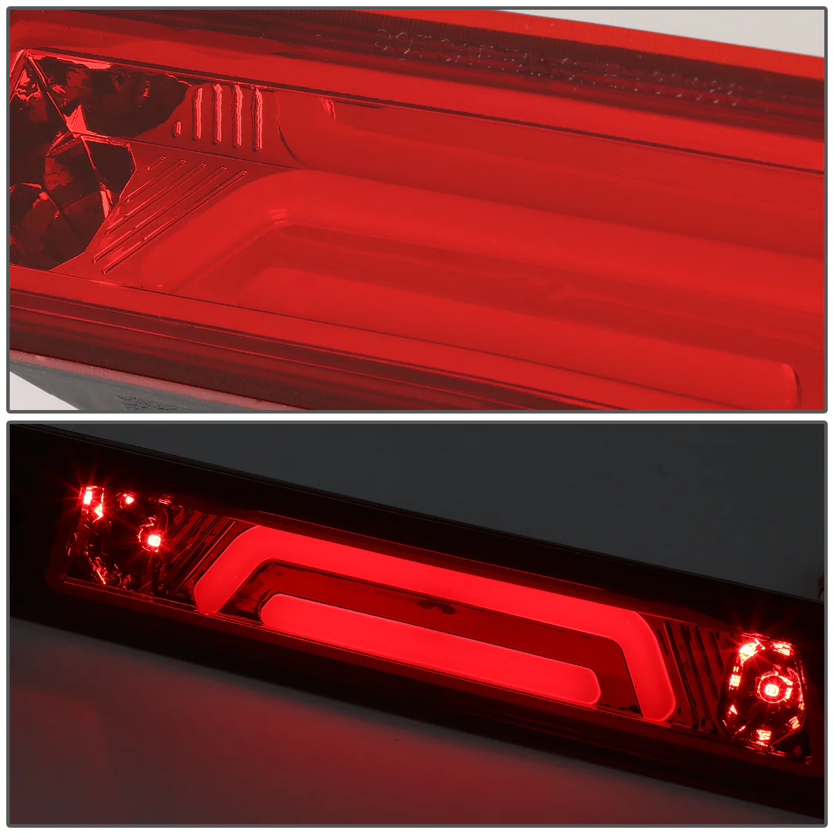 DNA LED 3rd Brake Light Ford Mustang LX Hatchback (1987-1993) Clear / Smoked / Red Lens - Image 18
