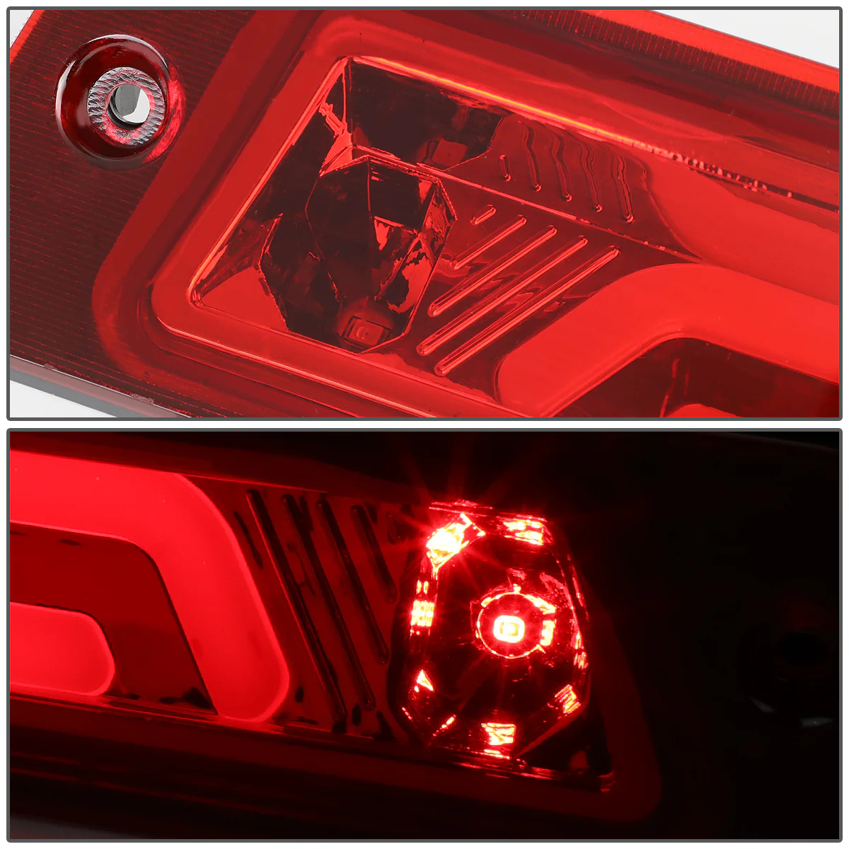 DNA LED 3rd Brake Light Ford Mustang LX Hatchback (1987-1993) Clear / Smoked / Red Lens - Image 19