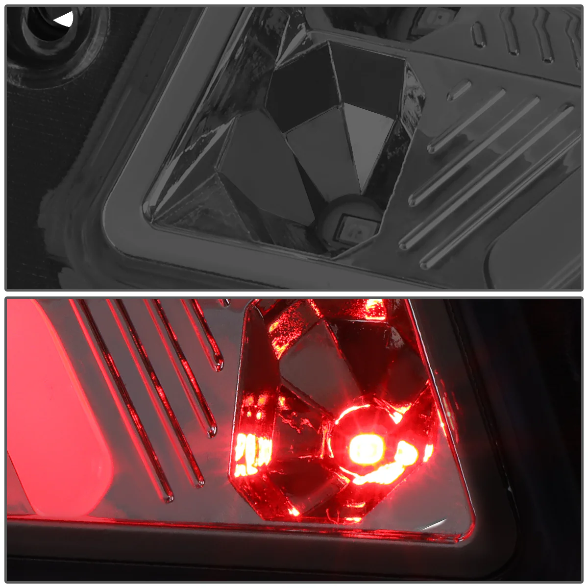 DNA LED 3rd Brake Light Ford Mustang LX Hatchback (1987-1993) Clear / Smoked / Red Lens - Image 24