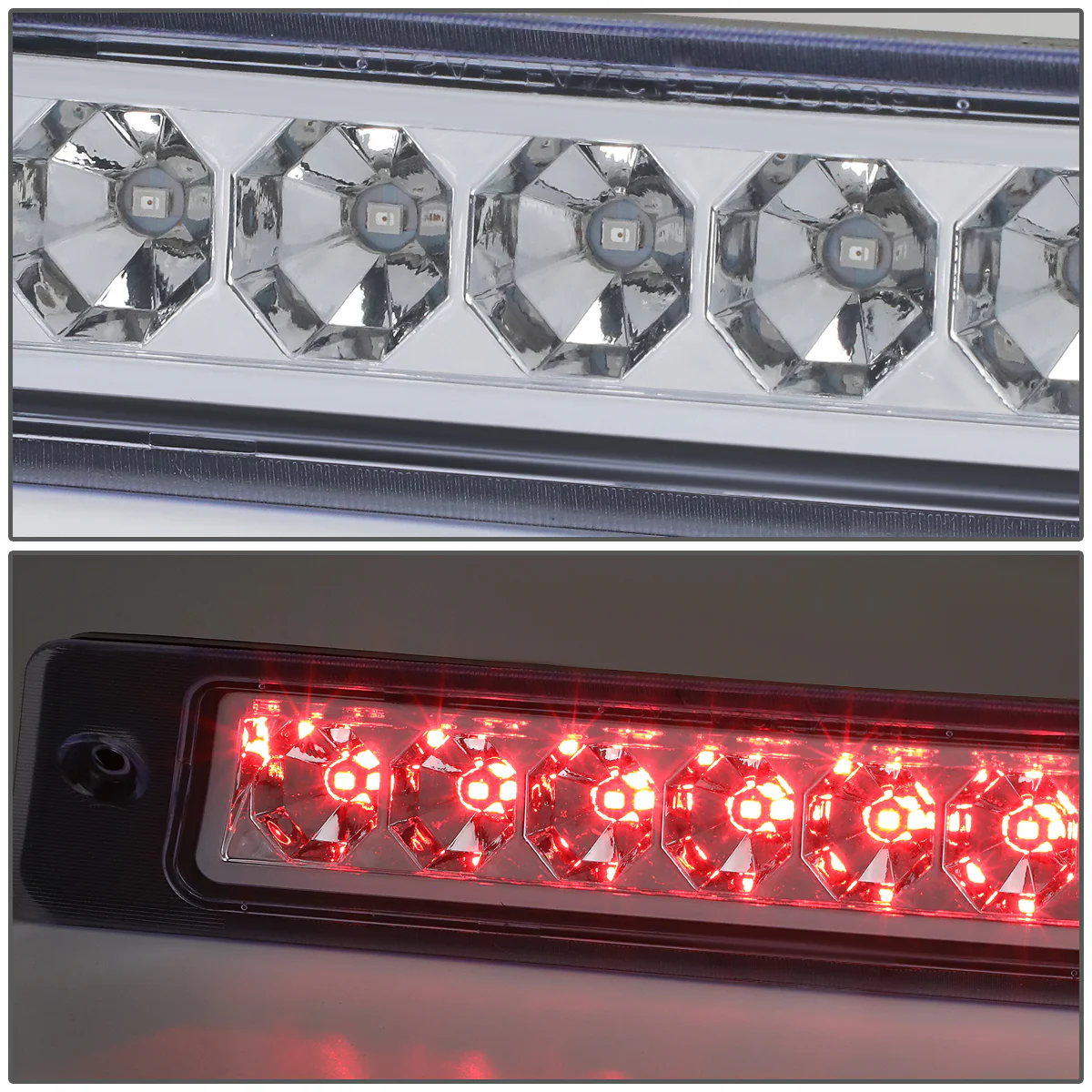 DNA LED 3rd Brake Light Ford Mustang LX Hatchback (1987-1993) Clear / Smoked / Red Lens - Image 36