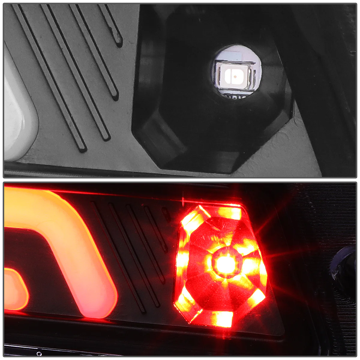 DNA LED 3rd Brake Light Ford Mustang LX Hatchback (1987-1993) Clear / Smoked / Red Lens - Image 4