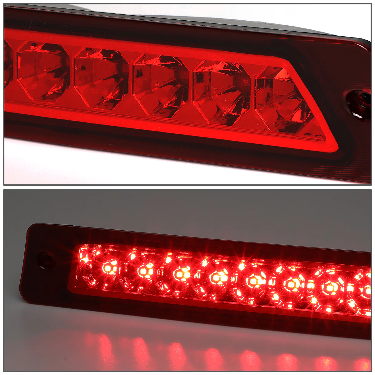 DNA LED 3rd Brake Light Ford Mustang LX Hatchback (1987-1993) Clear / Smoked / Red Lens - Image 40