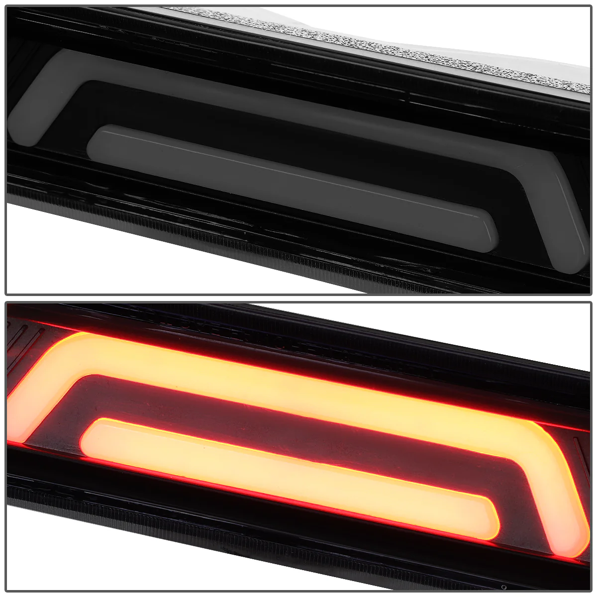 DNA LED 3rd Brake Light Ford Mustang LX Hatchback (1987-1993) Clear / Smoked / Red Lens - Image 8