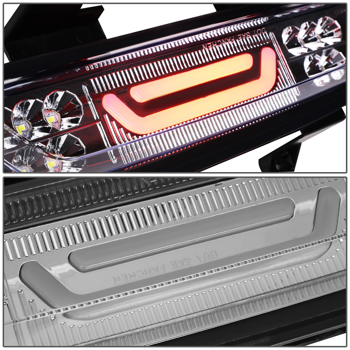 DNA LED 3rd Brake Light Ford Mustang S550 (2015-2018) Clear / Smoked / Red Lens - Image 12