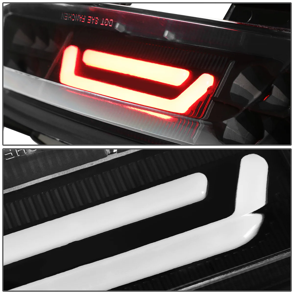 DNA LED 3rd Brake Light Ford Mustang S550 (2015-2018) Clear / Smoked / Red Lens - Image 3