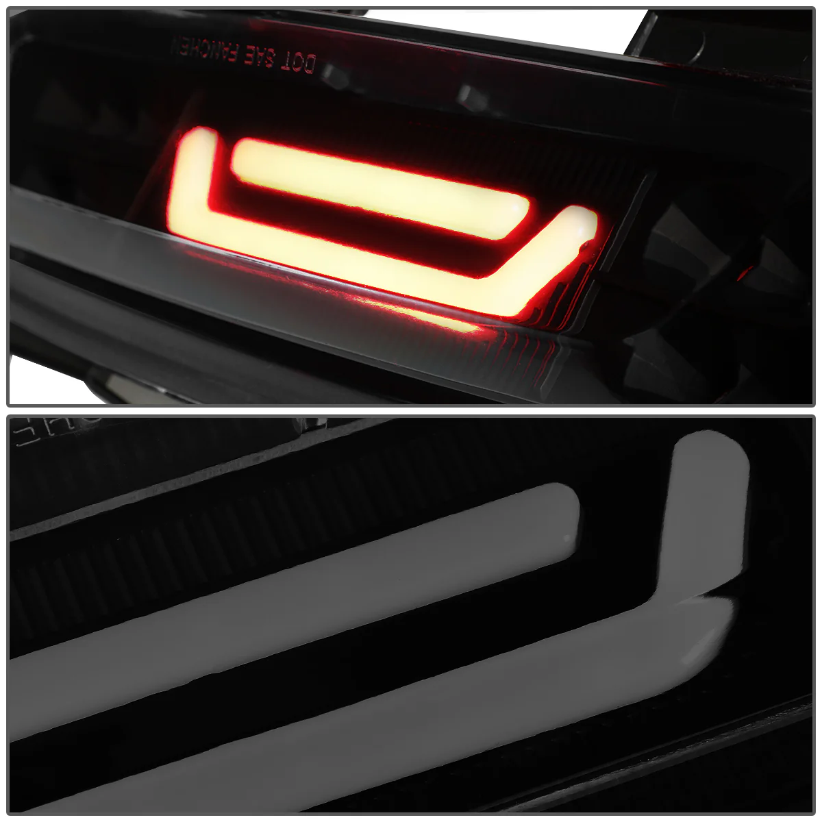 DNA LED 3rd Brake Light Ford Mustang S550 (2015-2018) Clear / Smoked / Red Lens - Image 7
