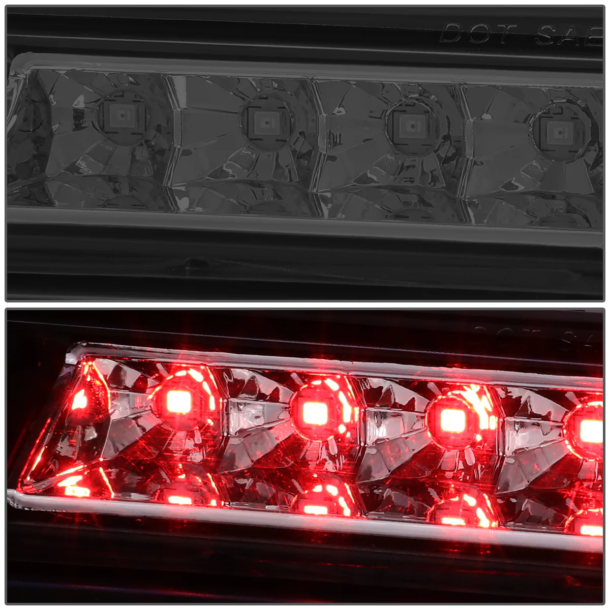 DNA LED 3rd Brake Light Honda Ridgeline (2006-2014) Clear / Smoked / Red Lens - Image 19