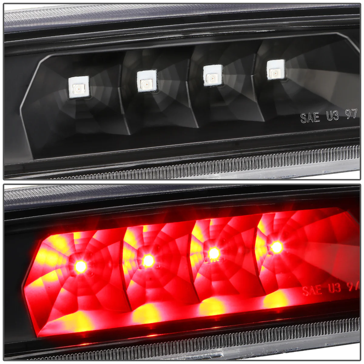 DNA LED 3rd Brake Light Honda Ridgeline (2006-2014) Clear / Smoked / Red Lens - Image 23