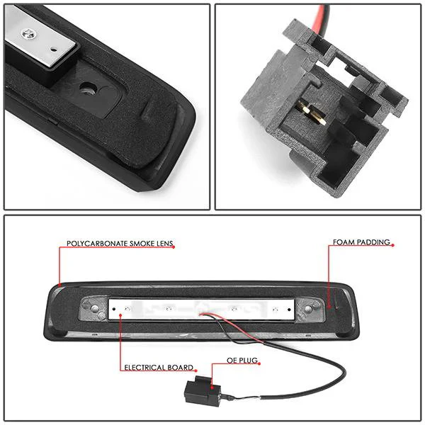 DNA LED 3rd Brake Light Jeep Commander (2006-2010) Clear / Smoked / Red Lens - Image 11