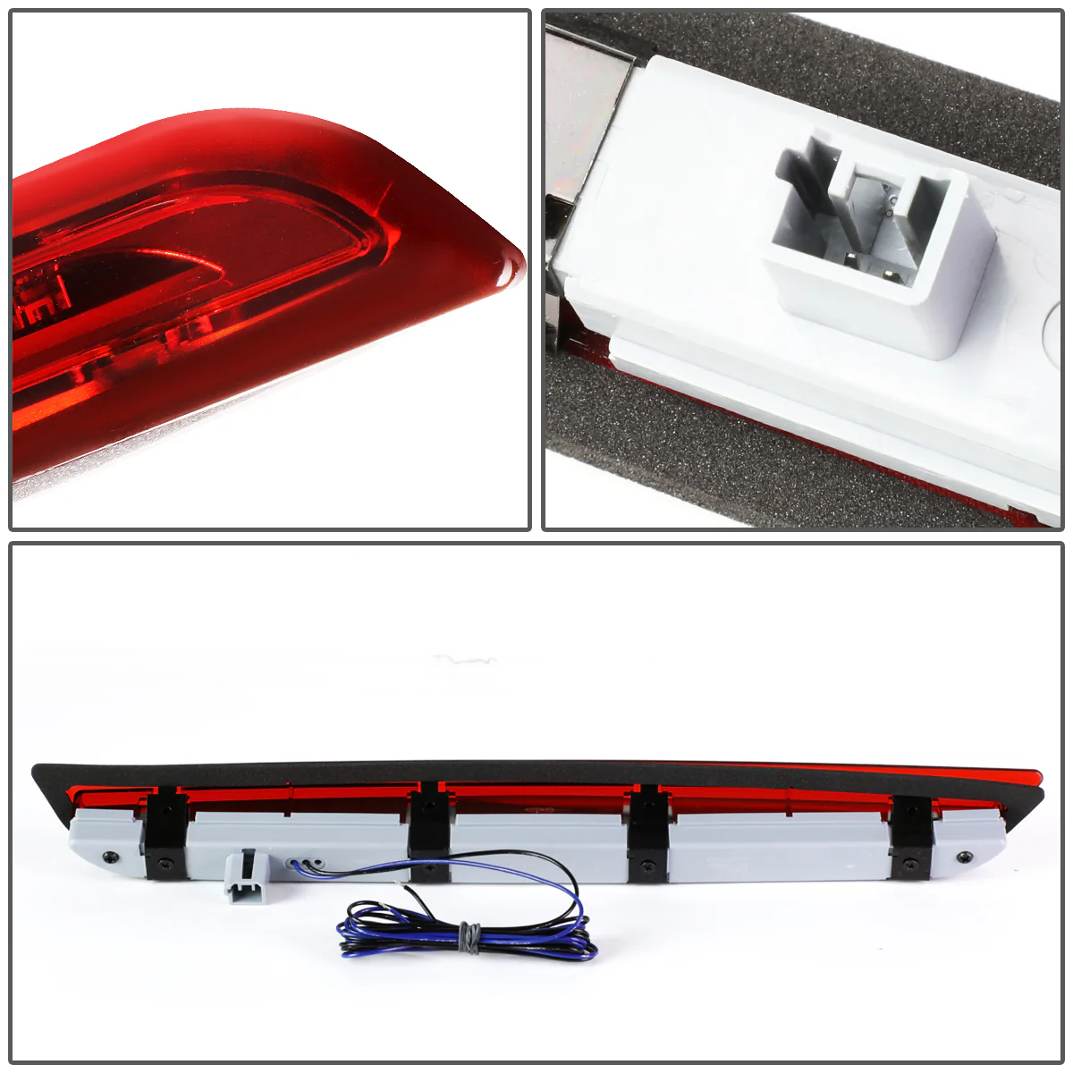 DNA LED 3rd Brake Light Mazda CX5 (2013-2016) Chrome Housing w/ Red Lens - Image 5