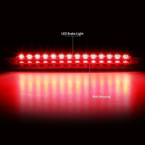 DNA LED 3rd Brake Light Chevy Trailblazer (2002-2009) Black or Chrome Housing with Clear / Smoked / Red Lens - Image 18