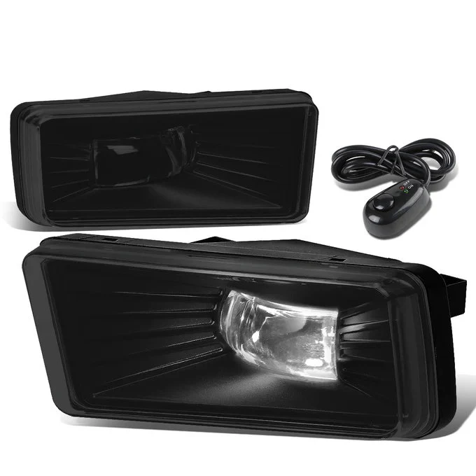DNA LED Fog Lights for Chevy Silverado & GMC Sierra (2007-2015) with Switch and Wiring Harness - Amber / Clear / Smoke Lens FL-ZTL-262 - Image 10