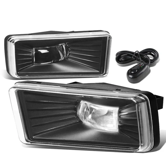 DNA LED Fog Lights for Chevy Silverado & GMC Sierra (2007-2015) with Switch and Wiring Harness - Amber / Clear / Smoke Lens FL-ZTL-262 - Image 6