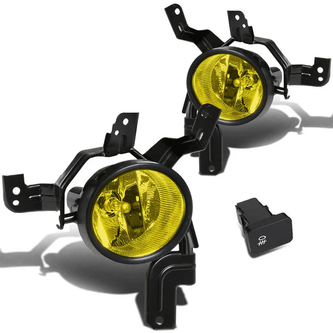 DNA Fog Lights for Honda CRV (2007-2009) with Switch and Wiring Harness - Amber / Clear / Smoke Lens - Image 2
