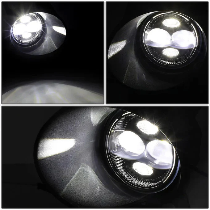 DNA LED Fog Lights for Ford F150 (2005-2008) Projector with Switch & Wiring Harness - Clear or Smoke FL-ZTL-334 - Image 7