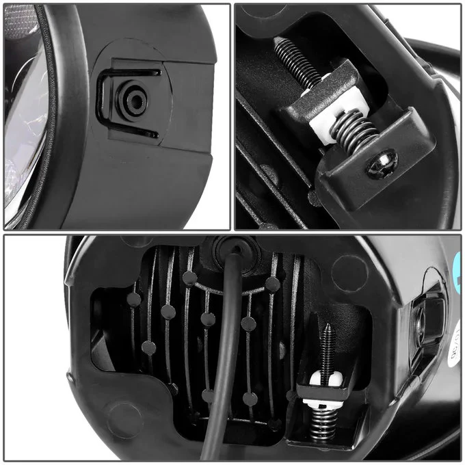 DNA LED Fog Lights for Ford F150 (2005-2008) Projector with Switch & Wiring Harness - Clear or Smoke FL-ZTL-334 - Image 10