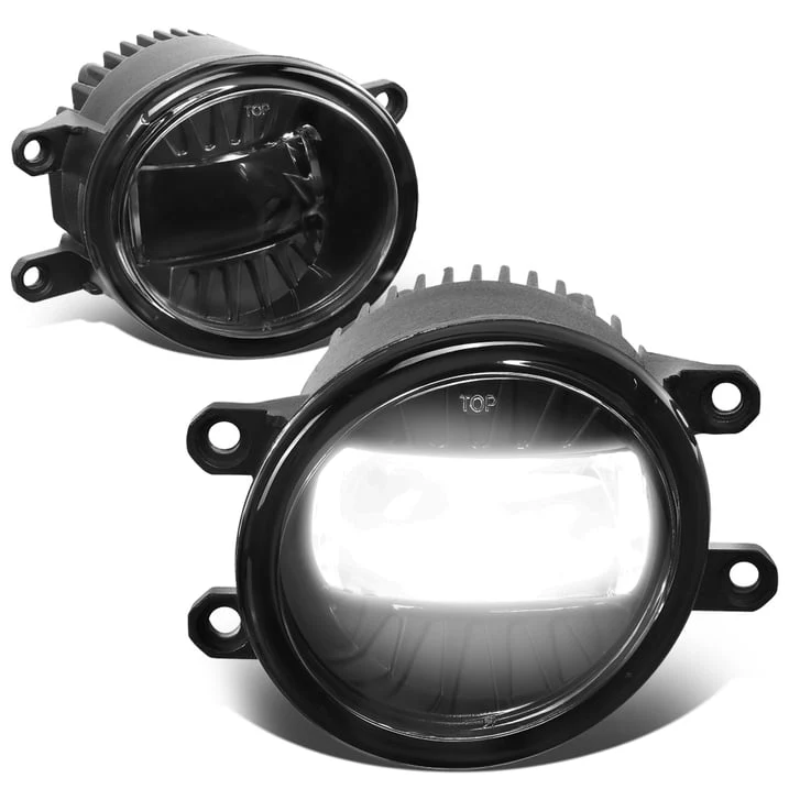 DNA LED Projector Fog Lights for Toyota Prius (2010-2011) Prius V (2012-2014) Factory or Bug-Eyed Style - Clear or Smoke Lens - Image 2