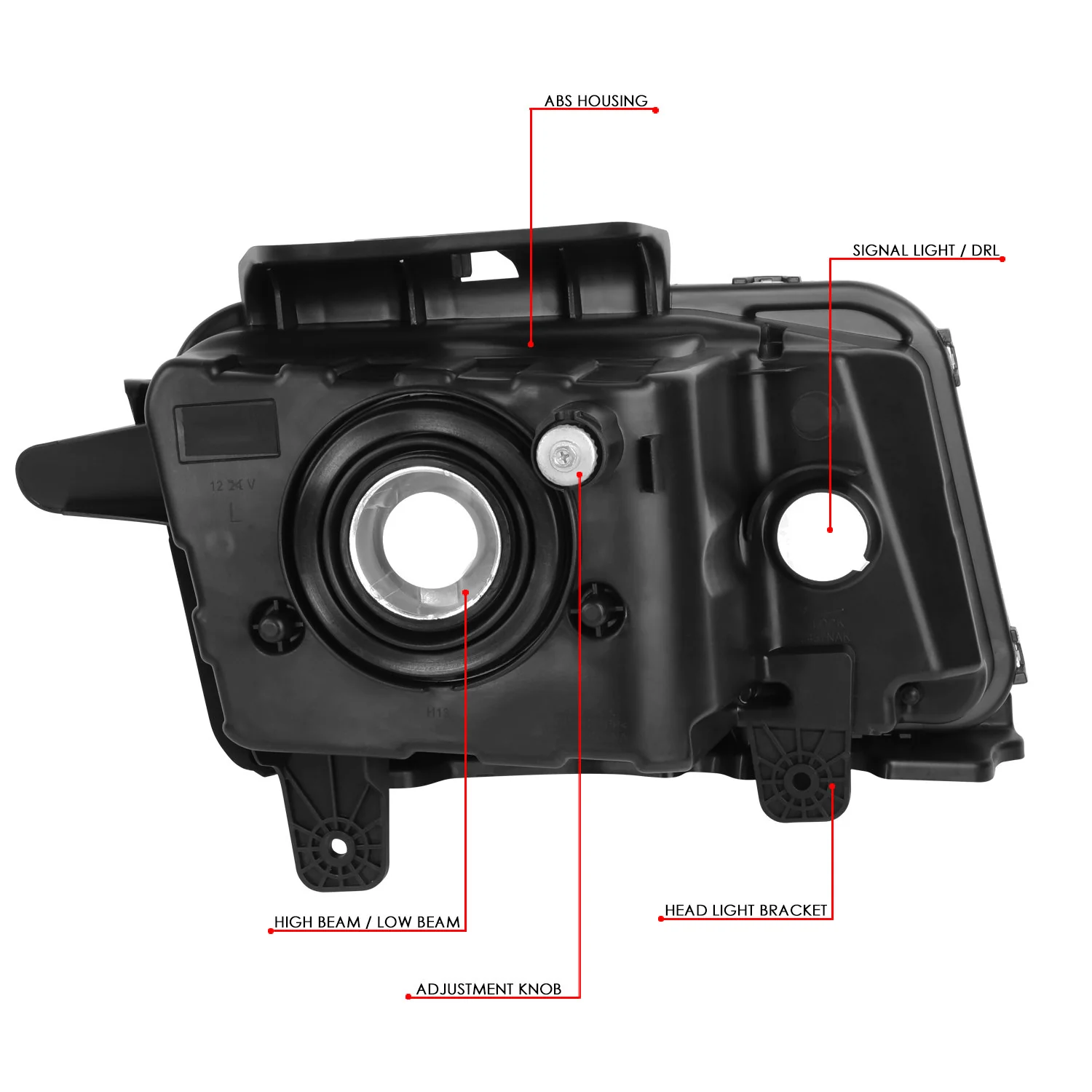 DNA Projector Headlights Chevy Camaro (2010-2013) OE Style w/ Black or Chrome - Image 17