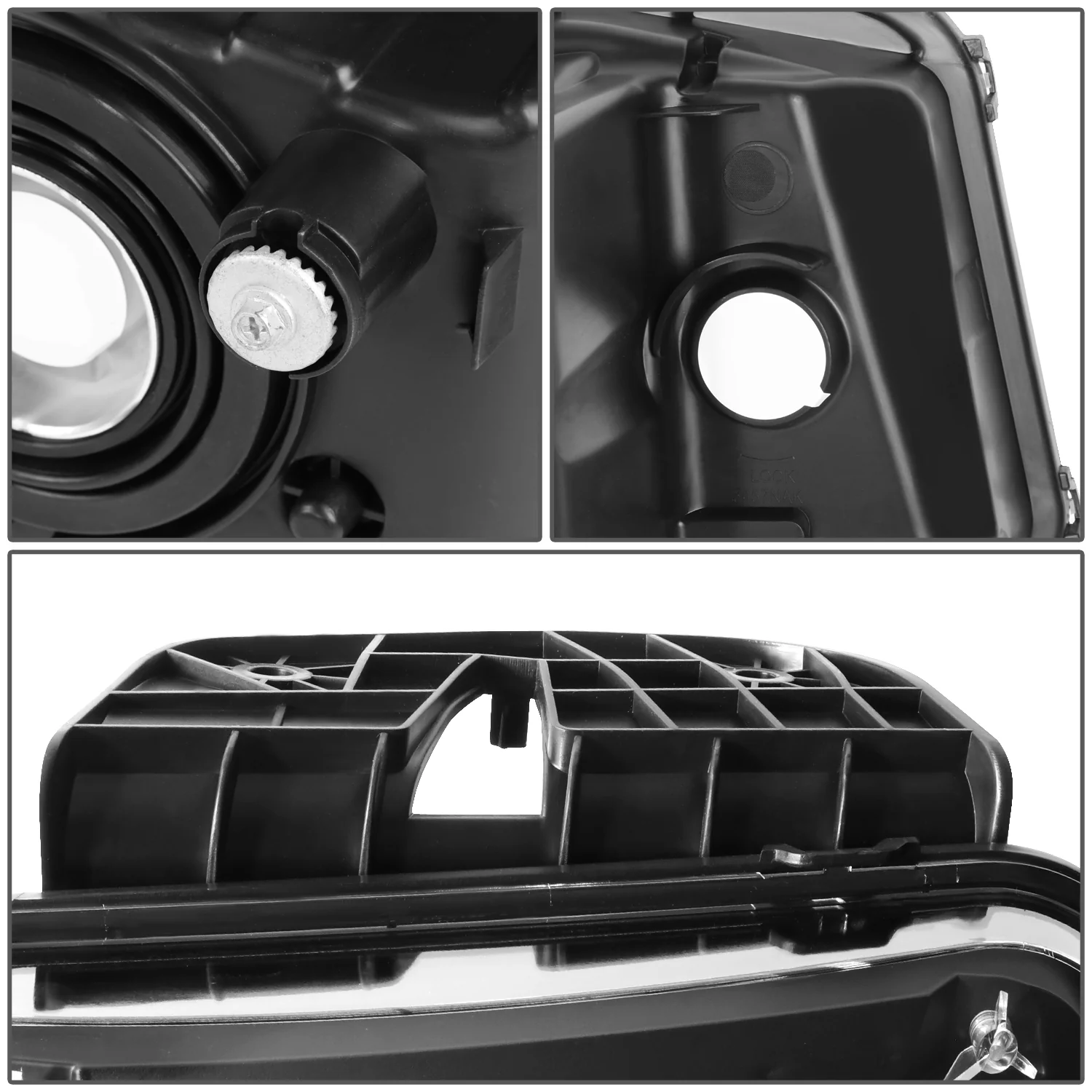 DNA Projector Headlights Chevy Camaro (2010-2013) OE Style w/ Black or Chrome - Image 6