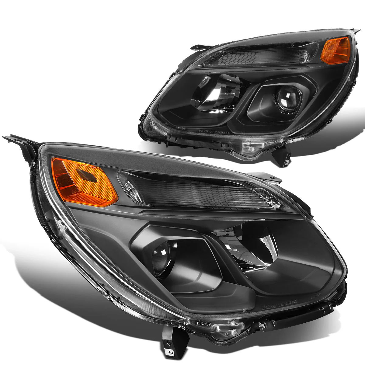DNA Projector Headlights Chevy Equinox (2016-2017) Black or Chrome Housing
