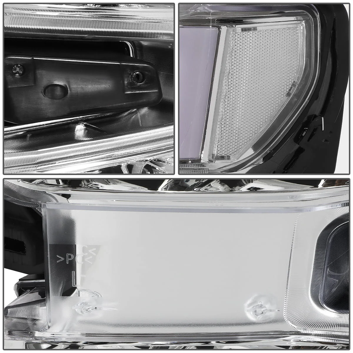 DNA Projector Headlights for Chevy Silverado 1500 (2019-2024) Black or Chrome Housing - Image 8