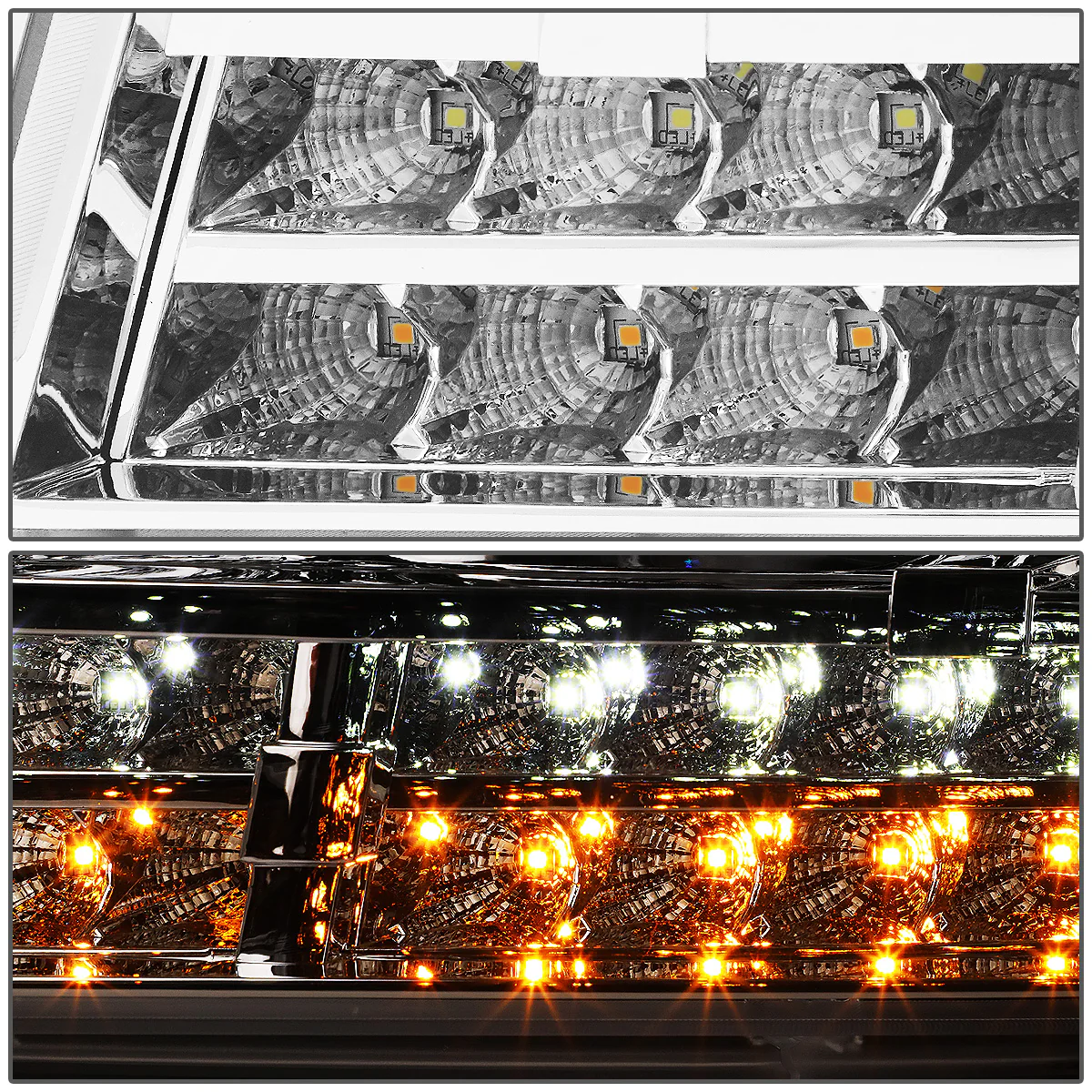 DNA Projector Headlights Chevy Avalanche (07-13) Tahoe (07-14) w/ LED DRL - Black or Chrome Housing - Image 29