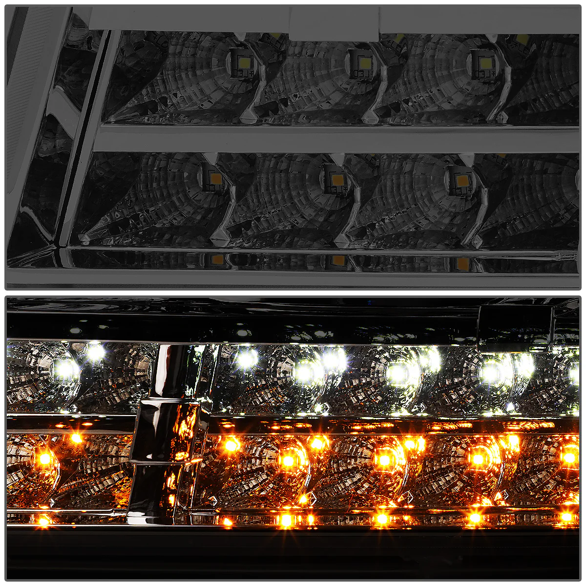 DNA Projector Headlights Chevy Avalanche (07-13) Tahoe (07-14) w/ LED DRL - Black or Chrome Housing - Image 43
