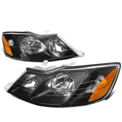 DNA Headlights for Toyota Avalon (2000-2004) with Chrome or Black Housing and Clear or Smoke Lens