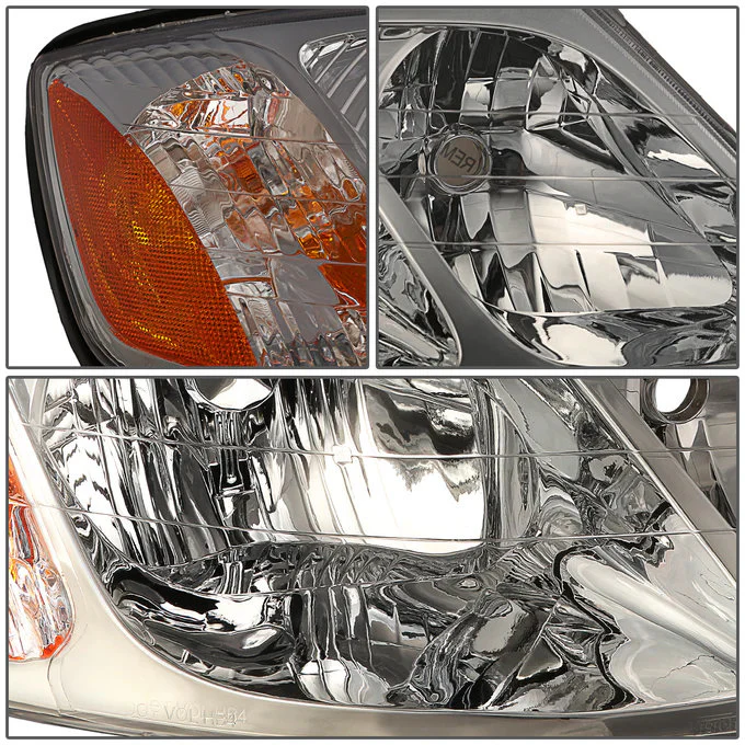 DNA Headlights for Toyota Avalon (2000-2004) with Chrome or Black Housing and Clear or Smoke Lens - Image 13